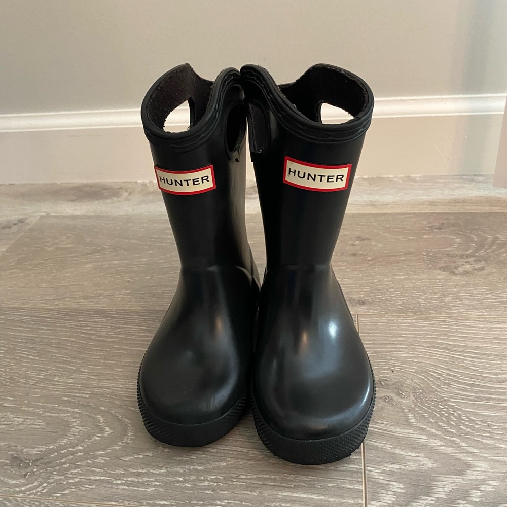 Black Hunter Boots Baby/Toddler Size 5
